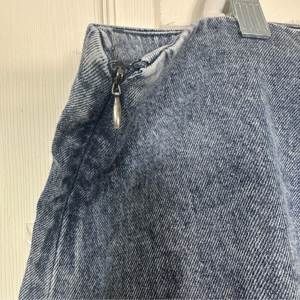NWT Future Collective Rose Denim Skirt‎ Size 2X - Picture 4 of 9